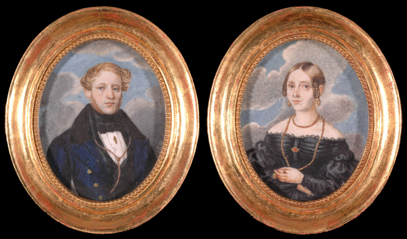 Unknown Artist - Married Couple, Austria, c.1840